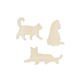 Set of Suck UK fridge magnets featuring colorful, playful cat designs, perfect for decorating and organizing your kitchen.
