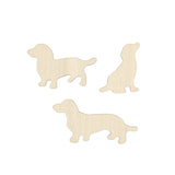 Set of Suck UK fridge magnets featuring colorful dog-shaped designs on a white background.
