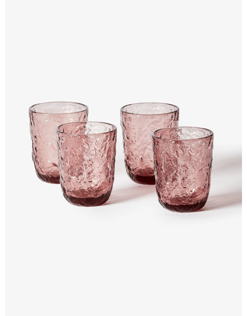 Bonnie and Neil Gem Smoke glass tumbler with a smoky, translucent design and smooth rounded shape for stylish drinking.