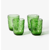 Bonnie and Neil Gem Green glass tumbler with a vibrant green design, perfect for everyday use or special occasions.