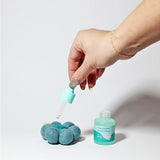 Grace & James Geranium and Sea Moss felt air freshener with a natural, textured design and fresh floral scent.