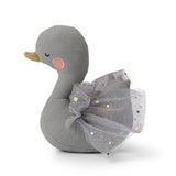 Soft toy goose named Gretchen by Picca Loulou, featuring plush, white feathers and a cute, friendly expression.