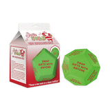 William Valentine Santa Swap Gift Exchange Dice set with colorful numbered dice for holiday party games.