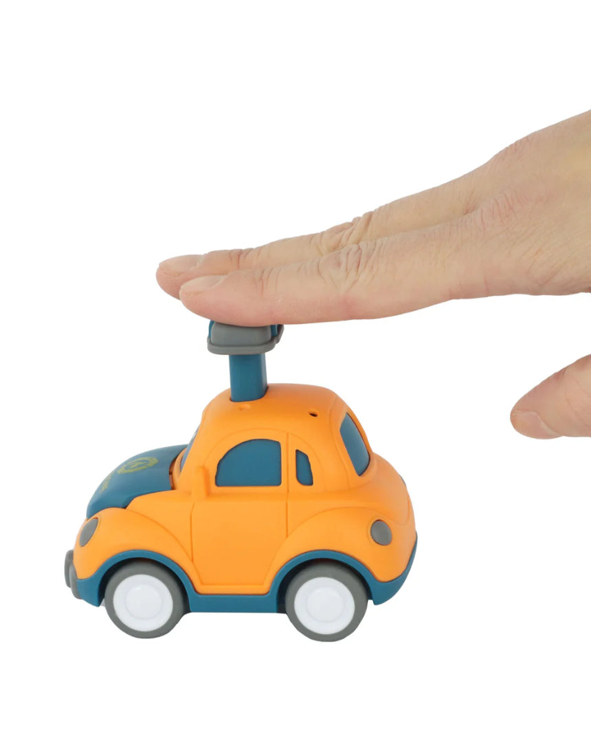 William Valentine Push 'N' Go Car toy with vibrant colors and durable plastic, perfect for young children.