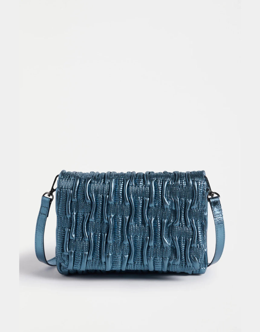 Elk Liska crossbody bag in navy with adjustable strap and minimalist design, made of durable material.