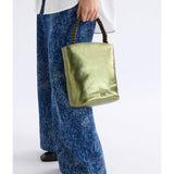 Olive green Elk Bolenn Crossbody Bag by ELK The Label, shown with adjustable strap and compact design for everyday use.