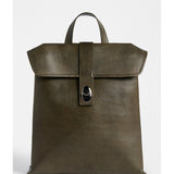 ELK The Label Hyddan backpack in dark olive, featuring a durable fabric and adjustable straps, shown on a plain background.