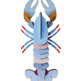 Lavender wall art featuring a lobster design by Studio Roof, A4 size, perfect for modern coastal home decor.