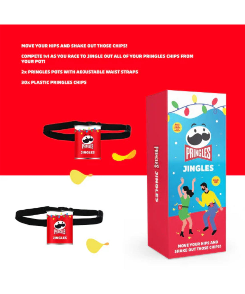 William Valentine Pringle Jingles game with colorful jingling pieces and game board for children and family fun.
