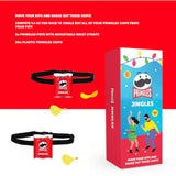 William Valentine Pringle Jingles game with colorful jingling pieces and game board for children and family fun.