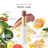 Lük Beautifood Bon Bon Rose Lime Lip Nourish balm in a sleek container, showcasing the natural lip care product.