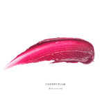Luk Beautifood Lip Nourish lipstick in Cherry Plum with smooth, natural finish and vibrant berry-red color.