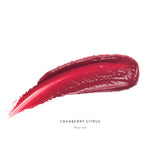 Luk Beautifood Lip Nourish lipstick in Cranberry Citrus with natural finish and sleek packaging.