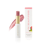 Luk Beautifood Lip Nourish lipstick in Guava Blush with smooth, creamy texture and natural pink shade.