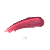 Luk Beautifood Lip Nourish lipstick in Rosé shade, featuring smooth, natural finish in a sleek tube with the product name.