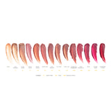 Lük Beautifood Lip Nourish cranberry citrus lipstick in a natural lipstick tube with a vibrant orange-red shade.
