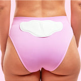 Lula self-warming heat patch designed for soothing body pain, shown in a close-up image with the patch ready to use.