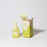 Grace & James Lime Leaf and Wild Fresia felt air freshener refill with vibrant lime leaf and fresia floral design.