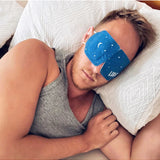 Lula Self-Warming Eye Mask Rose color, set of 5, soft fabric, designed to relax and soothe tired eyes.