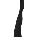 Black Luxe Merino Wool Tights by Tightology, featuring a smooth, fitted design with a subtle scale pattern for stylish warmth.