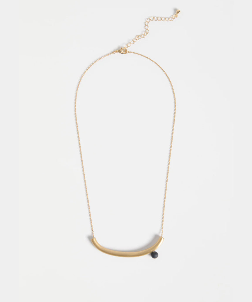 Gold Elk Ahas Necklace featuring a delicate chain and intricate pendant design, showcasing elegant jewelry craftsmanship.