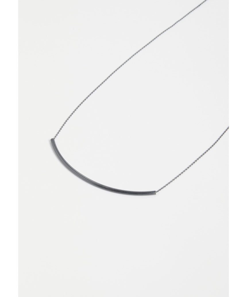 Gunmetal Elk Skara Necklace featuring a sleek, modern design with an elegant pendant for stylish wear.