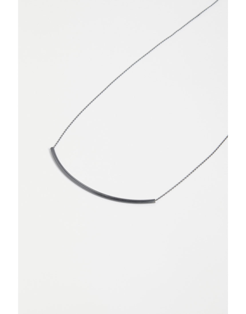 Gunmetal Elk Skara Necklace featuring a sleek, modern design with an elegant pendant for stylish wear.