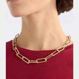 Gold Elk Ringva Necklace featuring a sleek, modern design with elegant detailing, perfect for stylish accessorizing.
