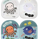 Colorful octopus and friends bath book by Brumby Sunstate featuring aquatic characters for children’s bath time fun.