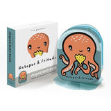 Colorful octopus and friends bath book by Brumby Sunstate showing underwater characters in a waterproof children's book