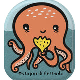 Colorful Octopus and Friends bath book by Brumby Sunstate featuring marine characters and waterproof pages for bath time fun.