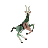 Studio Roof wall art featuring a stylized antelope illustration, perfect as jungle-themed wall decor.