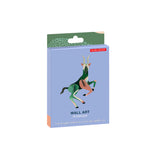 Studio Roof wall art featuring a sleek antelope illustration as jungle animal wall decor in a modern style.
