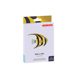 Studio Roof wall decor featuring a colorful angelfish illustration, ideal for ocean-themed interior decoration.