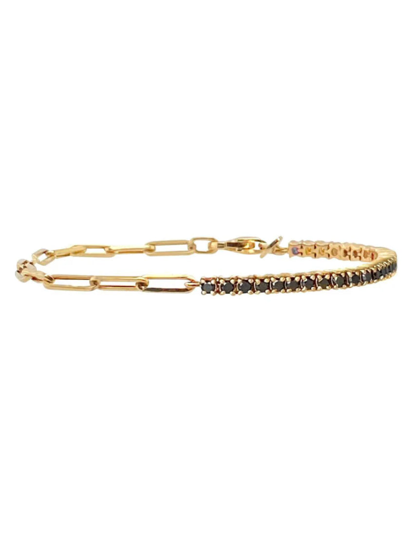 Salty Safari Oslo bracelet featuring a nautical-inspired design with beads and charms on a cord, displayed on a white background.