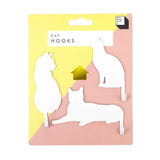 Suck UK Hooks Cat wall hooks featuring a playful cat design, made of durable material, perfect for hanging keys or accessories.