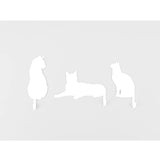 Suck UK Hooks Cat wall hook shaped like a cute cat with a hook on its back, perfect for hanging items in a stylish space.