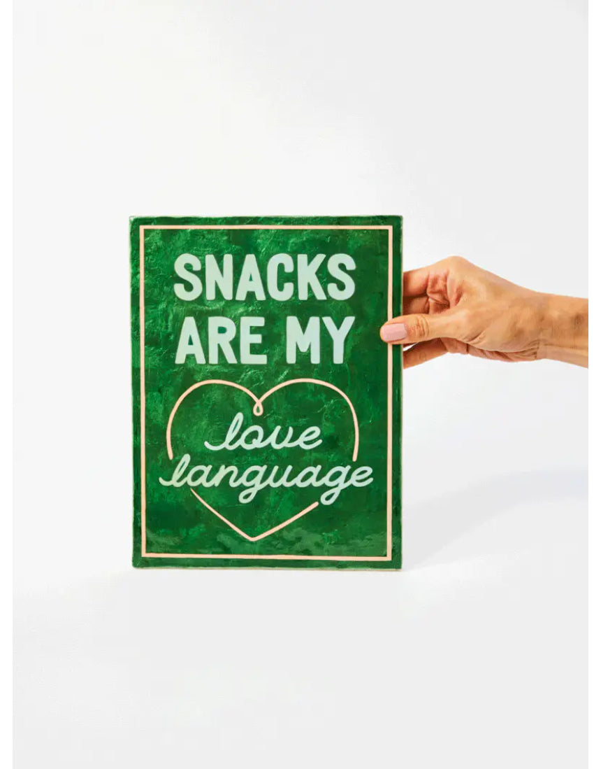 Jones & Co Fun House Snacks Tile wall decor featuring colorful snack illustrations for playful home decoration.