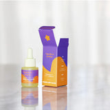 Grace & James Tigerlily and Jasmine felt air freshener refill with floral scent, showcasing the refill pack with floral design.