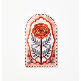Jones & Co Samira Wall Art featuring a floral arch design, decorative wall decor with vibrant flower patterns.