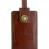 Men's Republic travel wallet and luggage tag set with sleek design, compact travel accessories for organizing essentials.