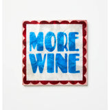 Jones & Co Fun House Wine Tile wall decor featuring colorful, playful design for home bar or kitchen wall decoration.