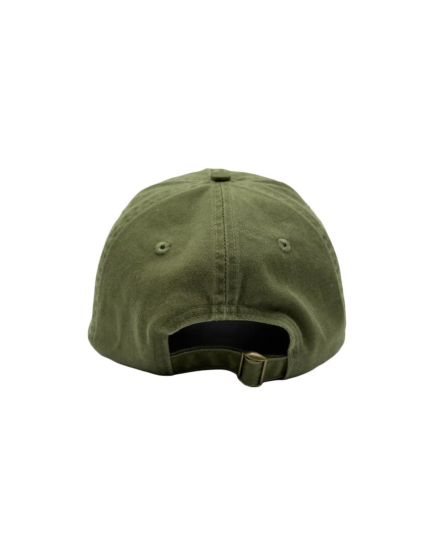 Banabae Still Got It unstructured baseball cap in washed khaki fabric, casual style with adjustable fit and curved brim.