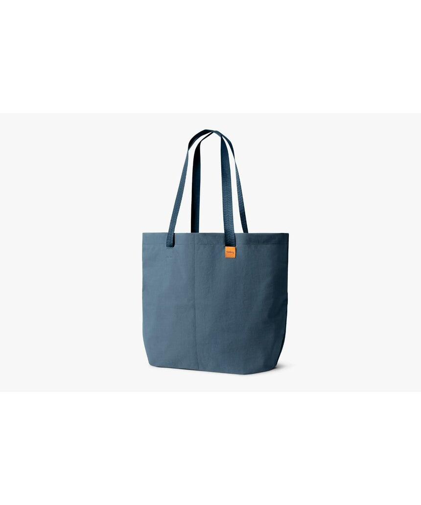 Bellroy Market Tote in Blue Steel, a stylish tote bag with durable fabric and sleek design, perfect for everyday use.