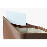 Bellroy Note Sleeve wallet in Hazelnut leather, featuring card slots and a sleek, compact design for everyday use.