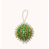 Bonnie and Neil Jewel Green Christmas Decoration in jewel green with festive ornament detailing