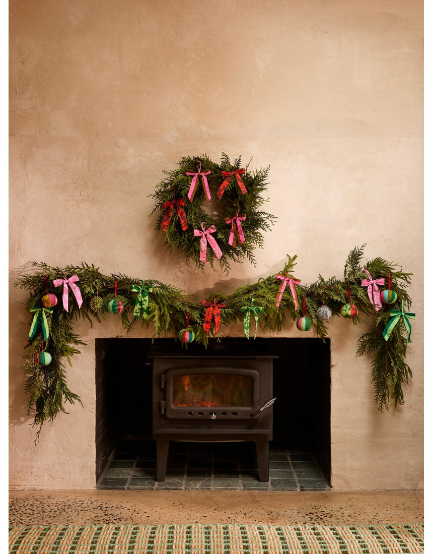 Bonnie and Neil Jewel Green Christmas decoration with jewel-toned festive detailing