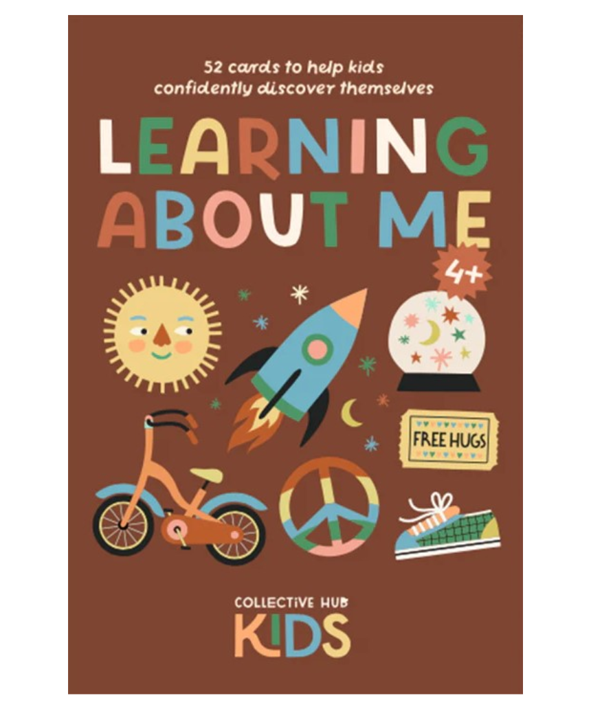 Learning About Me book by Brumby Sunstate, featuring colorful illustrations and educational content for children.