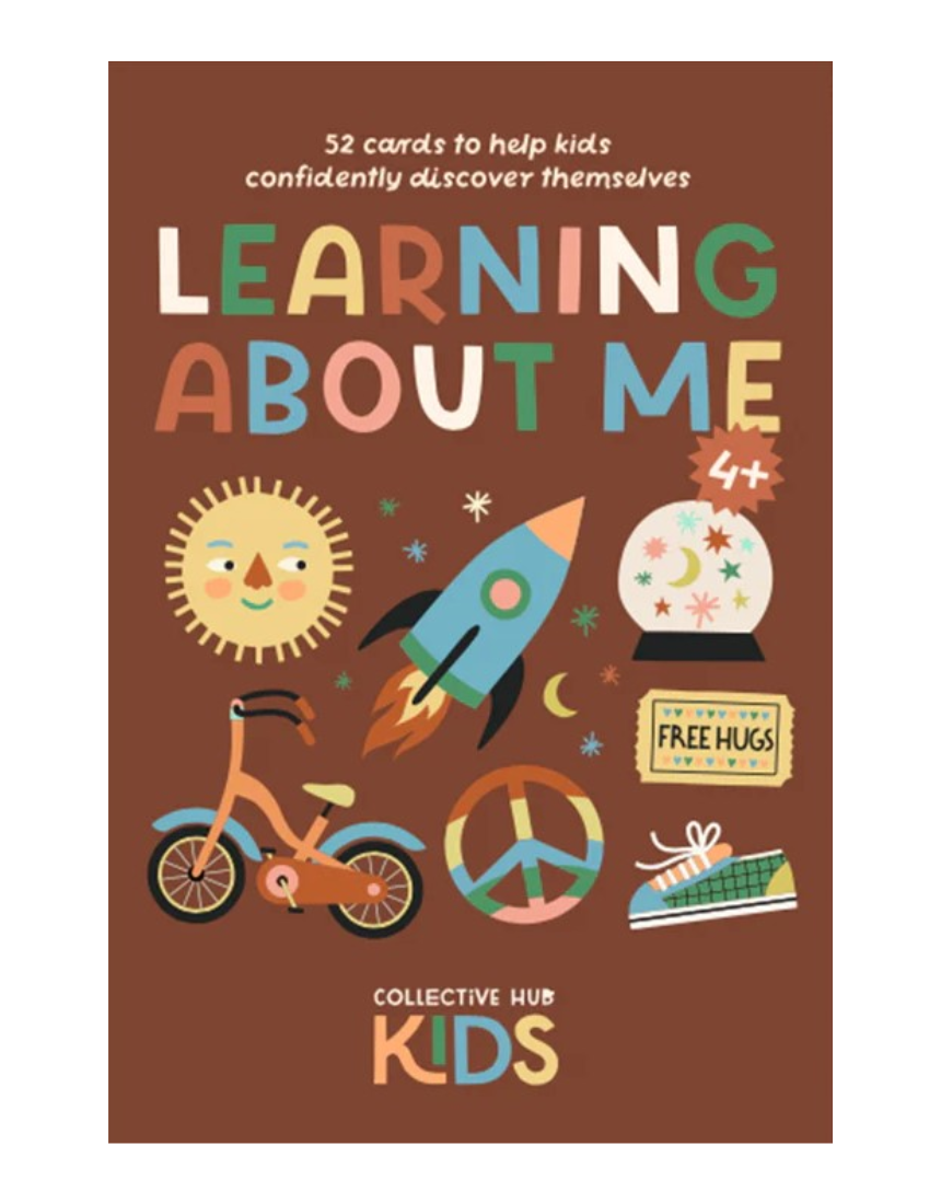 Learning About Me book by Brumby Sunstate, featuring colorful illustrations and educational content for children.