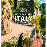 Brumby Sunstate Lonely Planet Best Road Trips Italy book cover with scenic Italian landscape and road imagery.